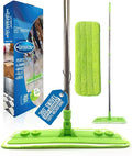 Microfibre Mop with Washable Removable Cleaning Pad for Cleaner Laminate Floor Wood Tile and Hardwood - Quickly & Simply Remove Dust Dirt from Flooring with the Microfiber Cloth Pad Mop