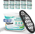 Moisture Absorber Dehumidifier - Condensation Remover for Damp, Mould, Home, Wardrobe, Kitchen, Bathroom, Basement, Garage, Bedroom, Caravan, Office - 10 Pack/500ml