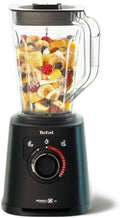 Tefal PerfectMix+ High-Speed Blender, 2L Lightweight Tritan Jar, Durable Titanium Powelix Blades, 1200W, Powerful Blending, Smoothie, Soup, Auto Clean Program, Dishwasher-Safe Parts, Black, BL88A840