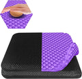 Large Gel Seat Cushion For Long Sitting With Non-Slip Covers,Soft & Breathable For Chair,Gaming,Car,Office,Desk Chair and Wheelchair,Office Pads (42 x 36cm-Blue) (Purple-43 x 36cm)