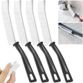 Vicloon Crevice Cleaning Brush, Gaps Cleaning Brush, Bathroom Cleanings Brush, Window Groove Brush, Crevice Cleanings Tools, Dead Corners Multifunctional Brushes for Home Kitchen (White-4pcs)