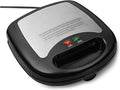Amazon Basics 3-in-1 Toastie Maker, Panini Press and Waffle Maker with Removable Plates, 700W, Black