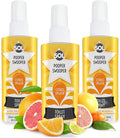 SOL 3pk x 60ml Pooper Swooper Toilet Spray Citrus Splash Fragrance 1,000+ Sprays per Pack, Air Freshener Refresher for Public Bathrooms, Office, Home, Travel-Friendly Cleaning Solution for Poo Odours