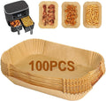 YQL Air Fryer Liners Disposable for Ninja/Tower Dual/Instant Vortex, 100PCS Airfryer Parchment Paper Liners Air Fryer Accessories Compatible with Ninja AF300UK, AF400UK, SL400UK Double Stack Air Fryer
