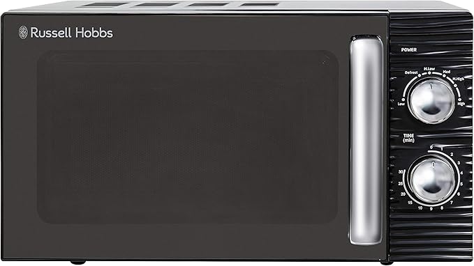 Russell Hobbs RHM1731B Inspire Manual Microwave, Black, 17 litre