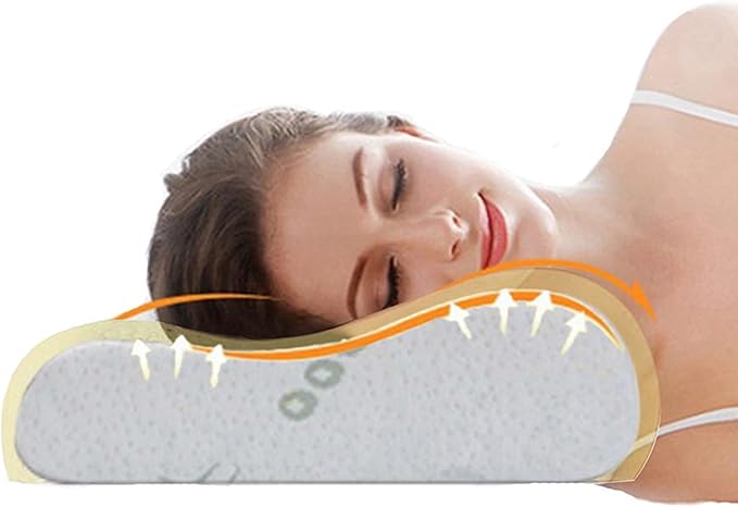 2026 New Upgrade Memory Foam Pillow- Cervical Orthopedic Deep Sleep Neck Pillow-Superior Comfort for Neck Shoulder Pain Sleeping