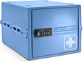 Lockabox One™ | Premium Lockable Medicine Box (10L) | Lightweight & Hygienic Medicine Lock Box | Made In Britain | External Size 31 x 21 x 17 cm (Medi Blue)