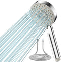 Shower Head and Hose 2M, Magichome Shower Head High Pressure with 5 Spray Modes, Turbocharged Design Power Showerhead for Low Water Pressure