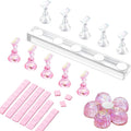 Makartt Nail Display Stand - Magnetic Tips Holder with 48Pcs Reusable Adhesive Putty