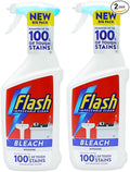 FLASH MULTI PURPOSE BLEACH SPRAY CLEANER 2 x 800ml - Bathroom and Kitchen Eucalyptus Scented Bleach Cleaning Spray