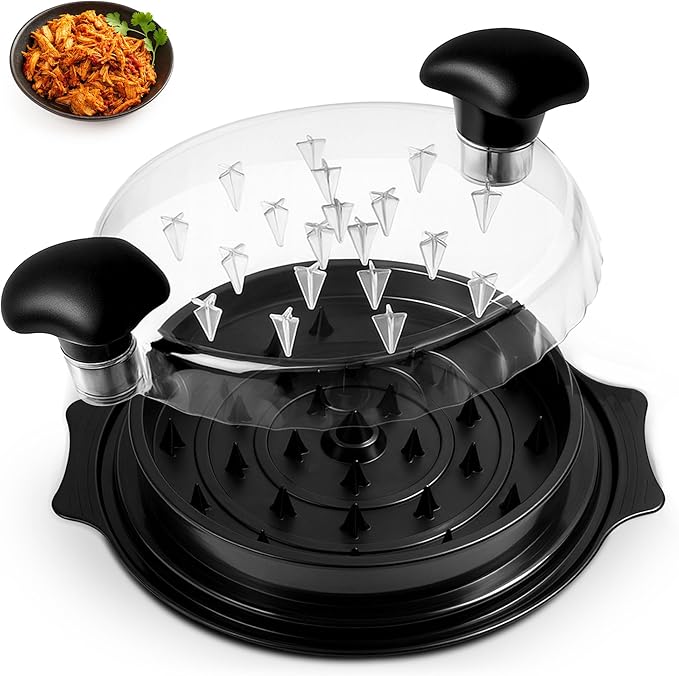KEPLIN Chicken Shredder Tool - BPA-Free Meat Shredder with Anti-Slip Base & Ergonomic Grip - Dishwasher Safe Poultry Shredding Tool for Chicken, Pork, Beef - Quick Manual Meat Shredder