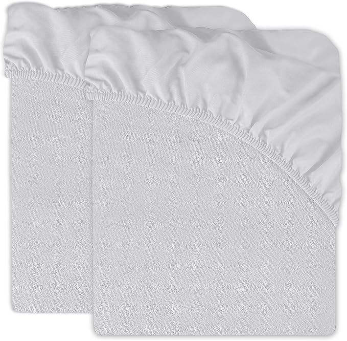 Aspire Homeware Single Mattress Protector (2 Pack) – 100% Waterproof Terry Towel Mattress Cover – Dust & Mite Protection Water Proof Sheet