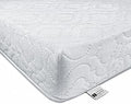 iSTYLE MODE BETTER HOME CHOICE Cot Bed Mattress Hypoallergenic Easy Clean Quilted Cover, Fully Breathable Foam Mattress, Reversible, Water Resistant, Baby Cot Matt ress,Supportive,White - 140x70x10cm