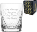 Personalised Engraved 345ml Keops Whisky Glass, Personalise with Any Message for Any Occasion, Stylize with a Variety of Fonts, Gift Box Included, Laser Engraved