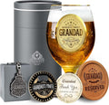 Personalized Beer Glass Retirement or Birthday Gifts for Grandad Unique Gift Ideas for Grandfather