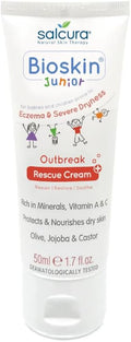 Salcura Natural Skin Therapy, Bioskin Junior Outbreak Rescue Cream, Packed With Natural Ingredients, Soothes Irritation, Nourish & Sooth Dryness & Flakiness, Supports The Skin Back To Health 50ml