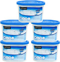 KARAN KING® Dehumidifier Pack of 5 x 500ml Condensation Remover Moisture Absorber Dehumidifiers for Damp, Home, Kitchen, Wardrobe, Bedroom, Caravan, Office, Garage, Bathroom, Basement (Pack of 5)