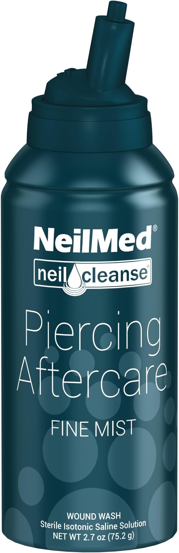 NeilMed NeilCleanse Piercing Aftercare, Fine Mist, 75.2g