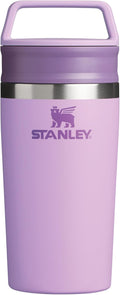 STANLEY 1913 Cafe to-Go Travel Mug 0.35L - Keeps 4 Hours Hot - 5 Hours Cold - Stainless Steel Thermal Mug - Dishwasher Safe - Easy-Carry Handle - Insulated Coffee Cup - Lilac