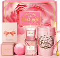 Eletorot Birthday Gifts for Women: Unique Hamper Pamper Basket for Mum, Wife, Sister, Girls, Daughter, Nan, Personalised Ladies Self Care Spa Bath Set for Her on Christmas, Valentines, Mothers Day
