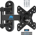 Mounting Dream TV Wall Bracket Mount for Most 10-26 inch TVs and Monitors with VESA 50x50mm, 75x75mm and 100x100mm up to 15 KG, Monitor Wall Mount Bracket Swivels, Tilts, 360° Rotates MD2463-02