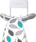 AIEVE Ironing Board Hanger Hook, Large & Small Ironing Board Storage Wall Mounted Holder Bracket for Wall (Matte White)
