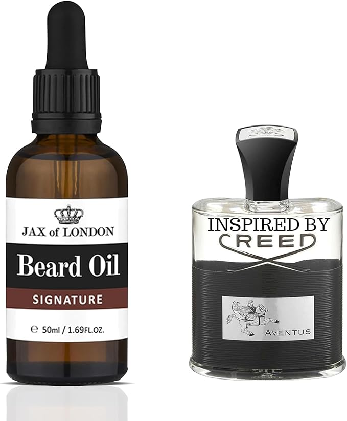 Signature Beard Oil for Men 50ml, beard care oil, Beard growth oil for men, Consists of Vitamin E, Almond oil, Jojoba oil, Argan oil, Luxury scented beard oil, Men’s Cologne Fragrance