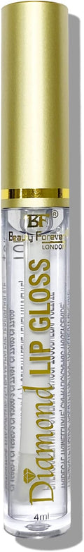 Beauty Forever Diamond Lip Gloss Clear, With Vitamin E and Vanilla Flavour, 4ml (01 Clear)