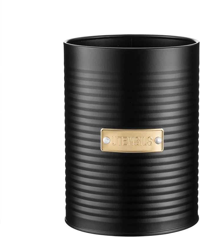 Typhoon Otto Black Utensil Storage Pot
