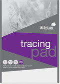 Silvine A4 Professional Tracing Pad. 50 Sheets of Quality Heavyweight Tracing Paper (90gsm)