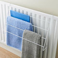 4-Tier Radiator Airer for Efficient Clothes Drying Metal Towel Holder Rack for Hanging Lightweight Towels and Laundry | Long-Lasting Durability | Space-Saving Clothes Airer Laundry Dryer Rail 1 Pack