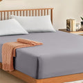Fitted Sheets King Size 100% Egyptian Cotton 300TC Hotel Quality 30 cm Fitted Bedsheets (Grey)