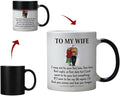 Birthday Gifts for Wife,Funny Heat Change Wife Mug 11-OZ Coffee Cup-Best Wife Gifts for Wedding Anniversary-Christmas Valentine's Day Gifts for Wife & Romantic Wife Mugs from Husband