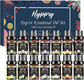 Essential Oils Set 14 x 5ml, Pure Natural Essential Oils for Diffuser for Home, Aromatherapy, Candle & Soap Making, Cleaning, Relaxing