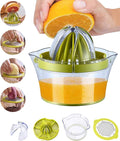 Snowpea Manual Juicer Lemon Squeezers Dishwasher Safe, Multifunctional Orange Citrus Lime Juicer, Hand Fruit Press with Measuring Container 400ml