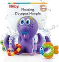 Nuby Octopus Floating Bath Toy - Sensory Development | 3 Rings Included | Colourful