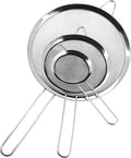 Anaeat Fine Mesh Strainers - Stainless Steel Colander Sieve Sifters, with Durable Mesh and Sturdy Handle, Excellent for Sifting Dry Ingredients, Flour, Pastas, Rice, Tea (8cm+14cm+20cm)