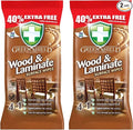Green Shield 2 x Wood & Laminate 100 Wipes