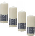 4 x Prices Ivory Altar Candle 200mm X 80mm 100 Hours Burn Time