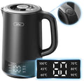 Bear 1.7L Electric Kettle with 6 Temperature Settings, 1800-2200W, Auto shut-off, Microprocessor Touch Panel, BPA Free, Dry Boil Protection, Fast Boiling Black Electric Kettle