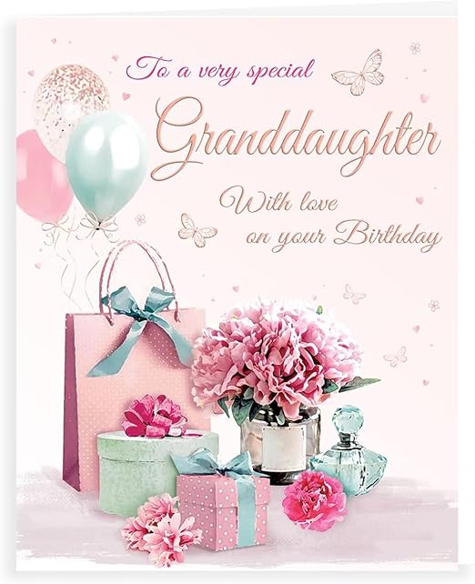 To A Very Special Granddaughter 6" X 8" Size - We also have multipack/christmas cards packs/thank you cards multipack/wholesale/multipack