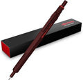 Rotring 600 Mechanical Pencil | HB Lead0.5 mm | All-Metal Body Propelling Pencil | Chocolate Truffle | Non-Slip Knurled Grip & Hexagonal Barrel