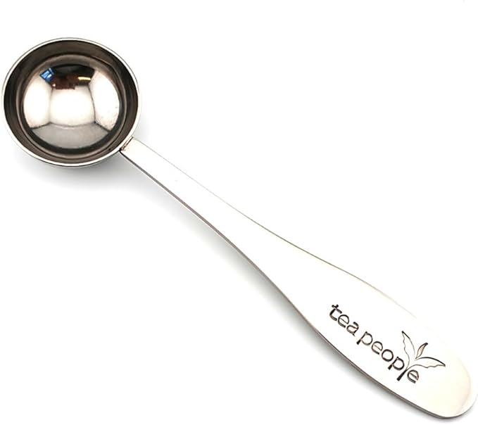 Tea People Measuring Spoon for Loose Leaf Tea, 1 Perfect Cup Size S/Steel, Silver