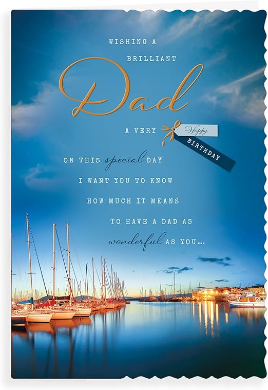 Avant Garde Studios Birthday Card Dad - 9 x 6 inches