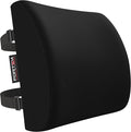 FORTEM Lumbar Support Cushion, Back Support for Office Chair and Car Seat, Back Rest for Gaming, Memory Foam Pillow, Desk Chair Cushion, Breathable & Washable Cover, Adjustable Straps