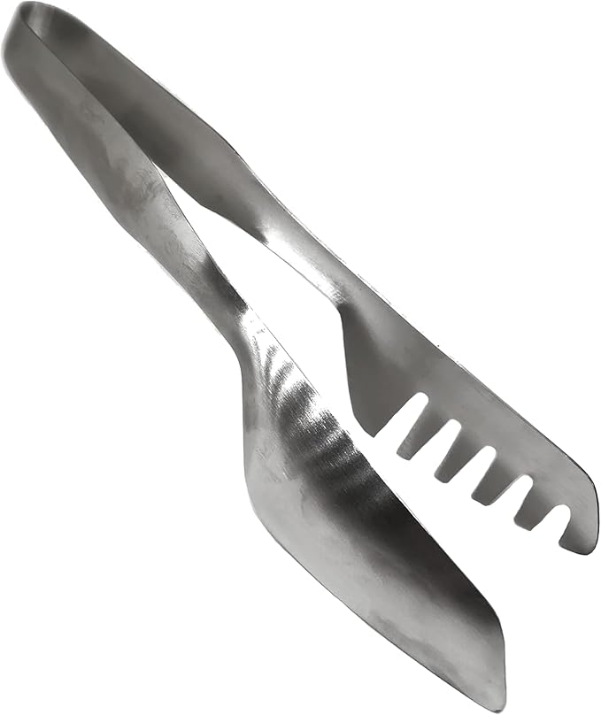 Serving Tongs Stainless Steel – Buffet Spoon & Fork Salad Server Utensil, Multipurpose for Kitchen, Catering, Restaurants, Parties, Events & Home Dining, Easy Grip & Durable – ServeMate