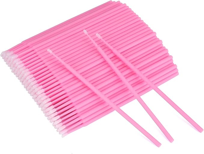 G2PLUS 200PCS Microbrush Applicators, Eyelash Extension Brush, Cleaning Tool for Makeup