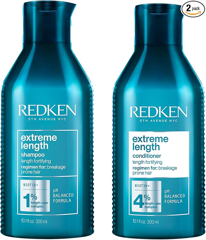 Redken Extreme Length Shampoo 300ml & Conditioner 300ml Duo