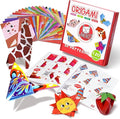 Gamenote Origami Kit for Kids, 120 Sheets Double-Sided Origami Paper Set with 55-Page Guiding Book, 54 Projects, DIY Art and Craft Projects, Gift for 4-12 Years Beginners Kids Boys Girls