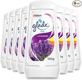 Glade Solid Gel Air Freshener, Odour Eliminator for Home & Bathroom, Lavender, Pack of 8 (8 x 150g)